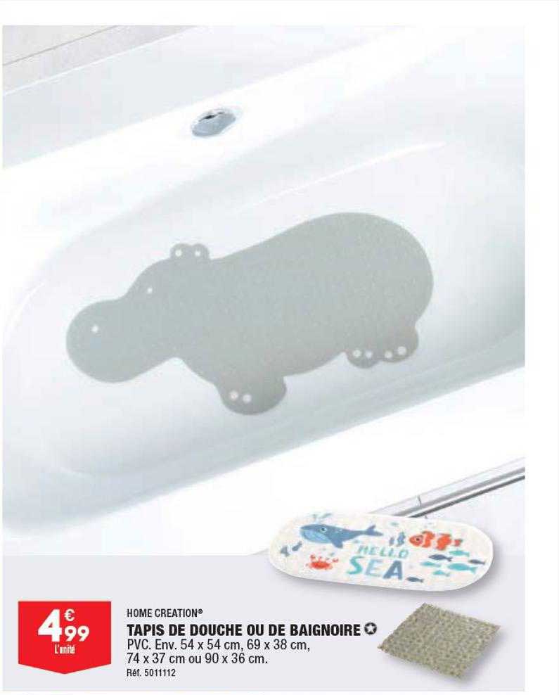 Tapis De Douche Ou De Baignoire Home Creation