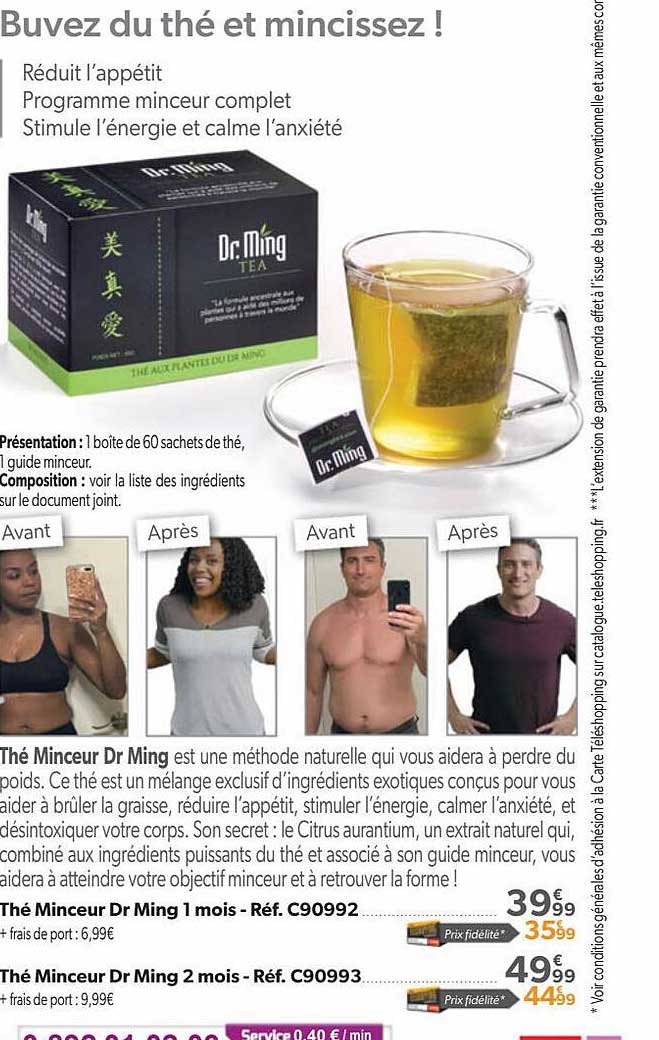 Thé Minceur Dr Ming