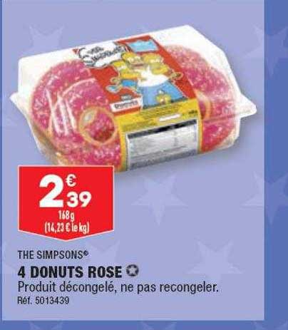 the simpsons 4 donuts rose