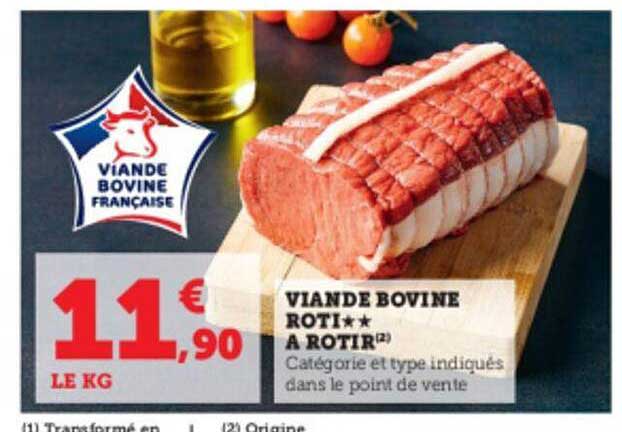 viande bovine rôti**à rôtir