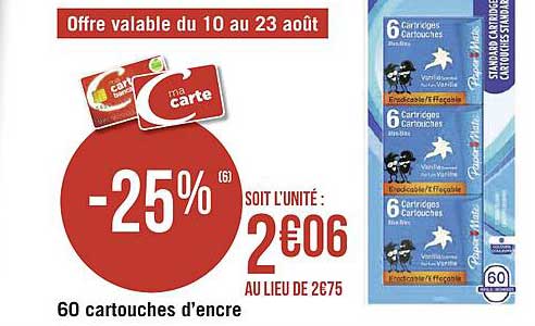 60 cartouches d'encre
