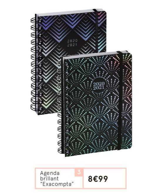 agenda brillant exacompta