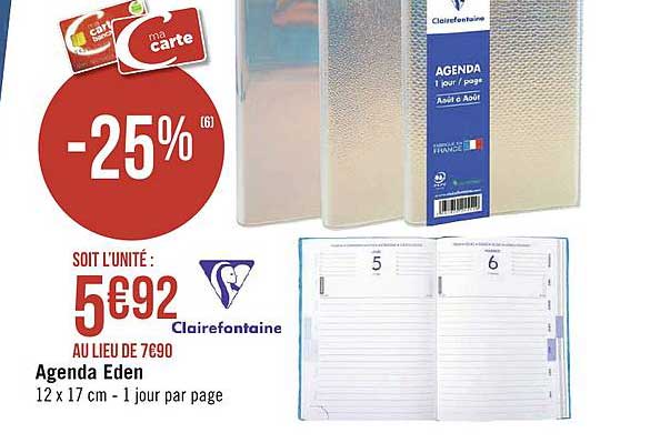 Agenda Eden Clairefontaine