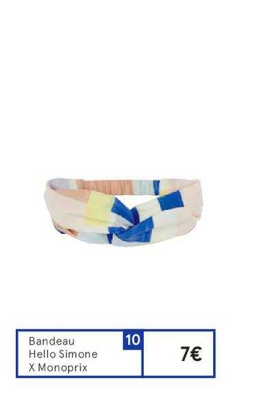 bandeau hello simone x monoprix