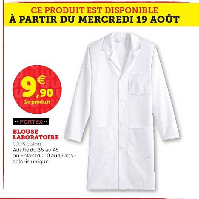 Blouse Laboratoire Portex