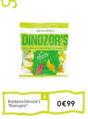Bonbons Dinozor S Monoprix