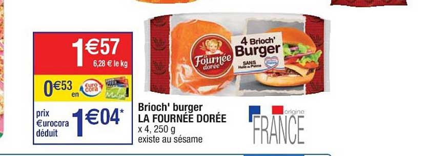 brioch' burger la fournée dorée