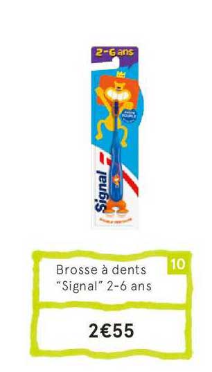 brosse à dents signal 2 6 ans