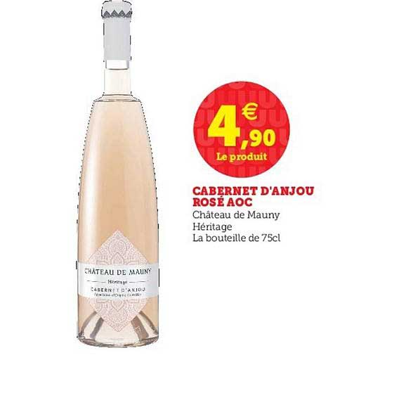 Cabernet D Anjou Rosé Aoc Château De Mauny