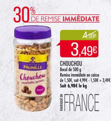 Cacahuètes Chouchou Maître Prunille 30% De Remise Immédiate