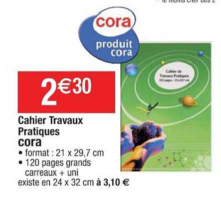 cahier travaux pratiques cora