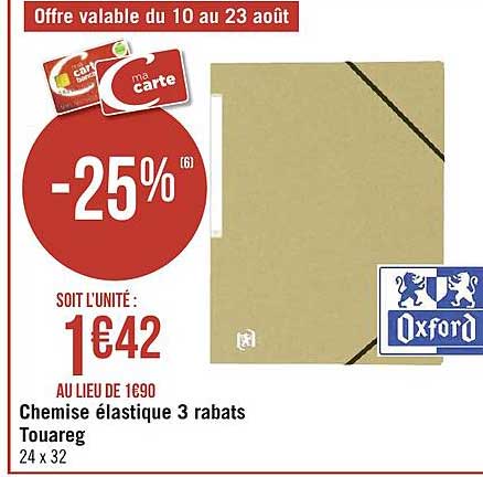 chemise élastique 3 rabats touareg oxford