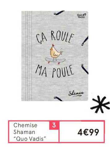 chemise shaman quo vadis