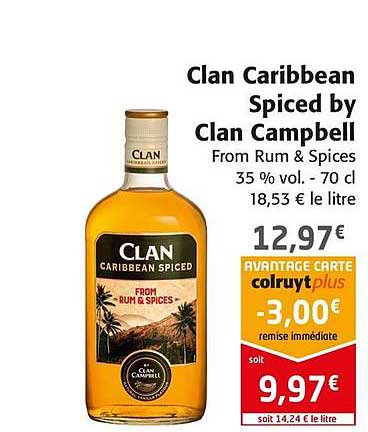 clan caribbean spiced by clan campbell