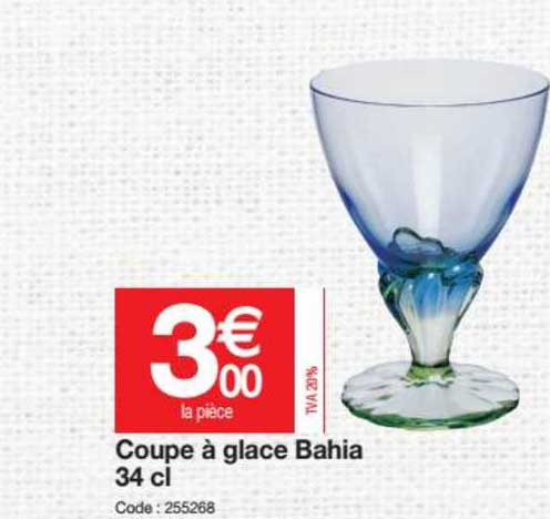 coupe à glace 34 cl bahia