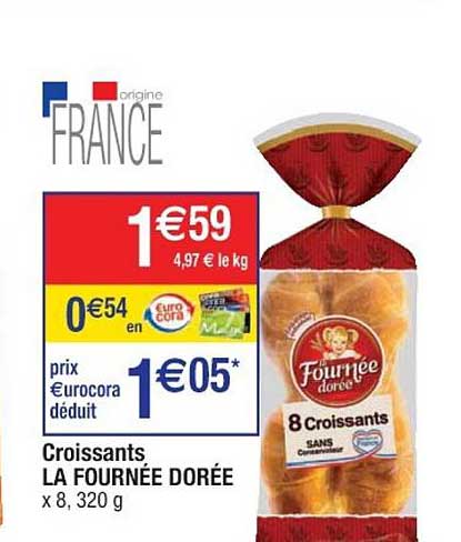 croissants la fournée dorée