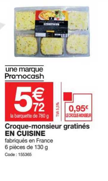 croque monsieur gratinés en cuisine