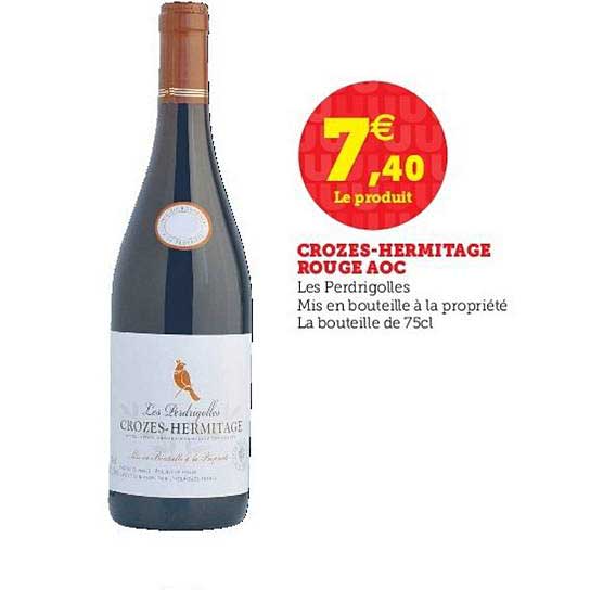 crozes hermitage rouge aoc