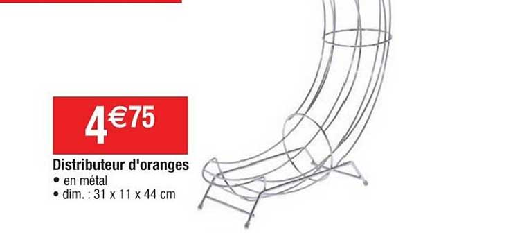 distributeur d'oranges