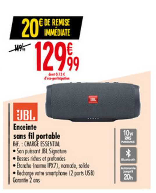 enceinte sans fil portable ubl