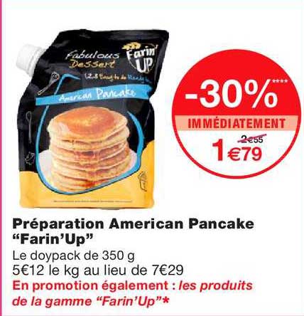 farin'up préparation american pancake