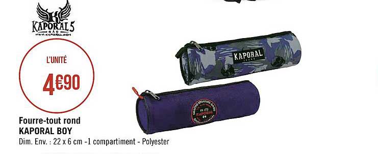 fourre tout rond kaporal boy