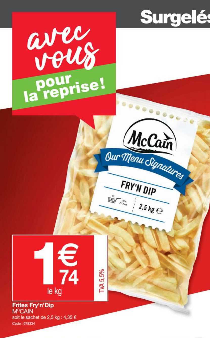 frites fry n dip mccain