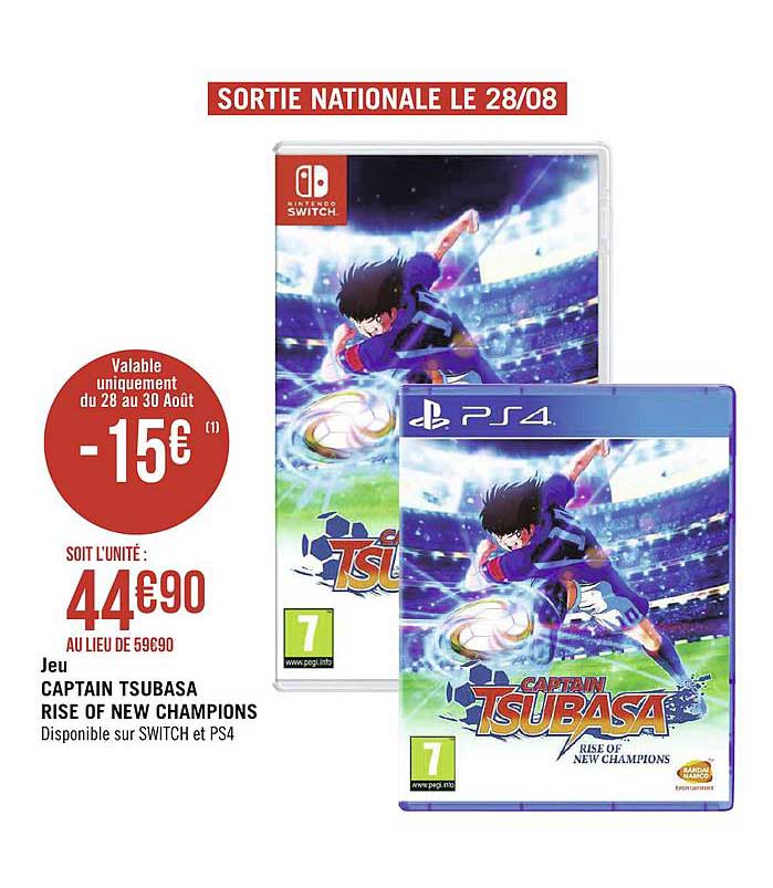 jeu captain tsybasa rise of new champions