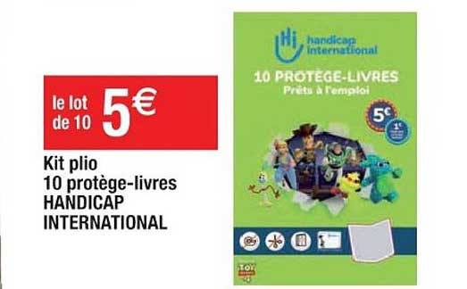 kit plio 10 protège livres handicap international