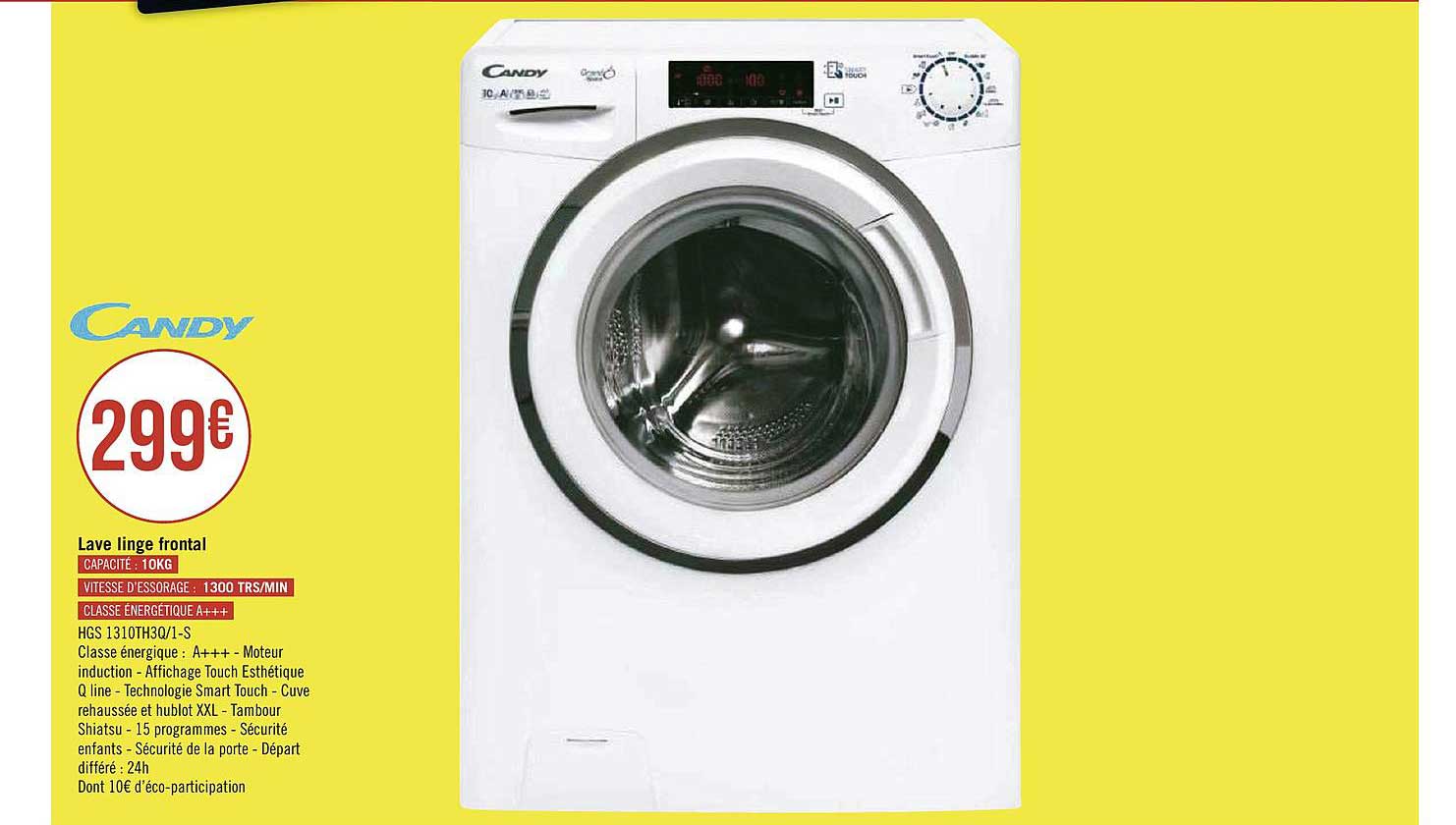 Lave Linge Frontal Candy