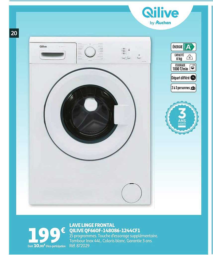 lave linge frontal qilive qf660f 148086 1244cf1
