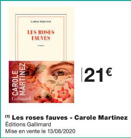 les roses fauves caroles martinez