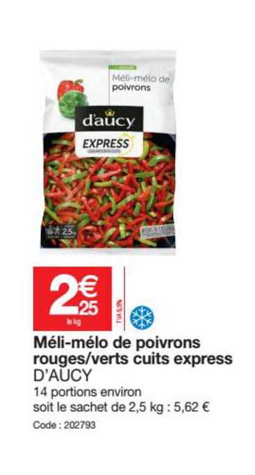 méli mélo de poivrons cuits d aucy express