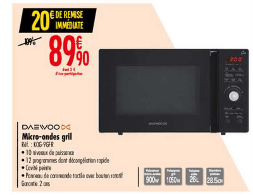 Micro Ondes Gril Daevoo