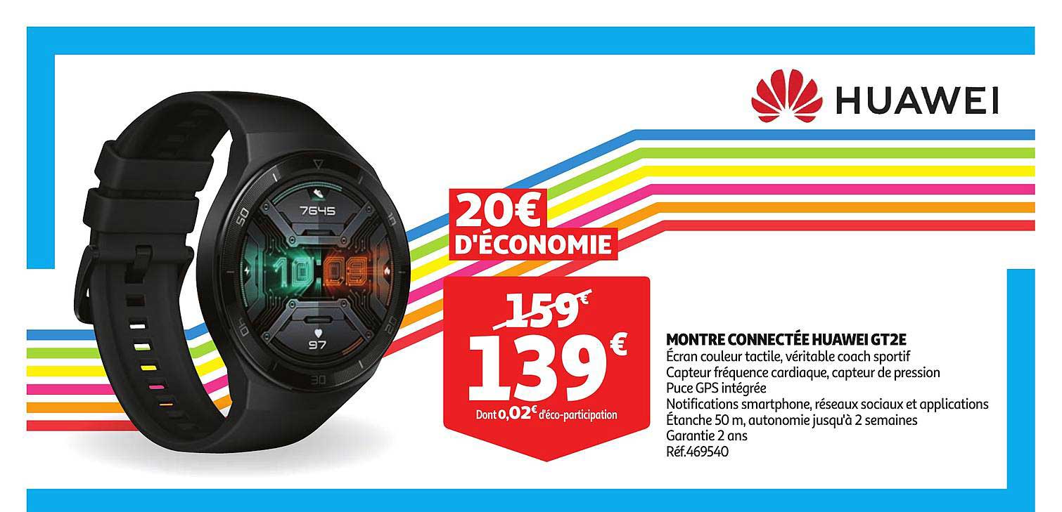 montre connectée huawei gt2e