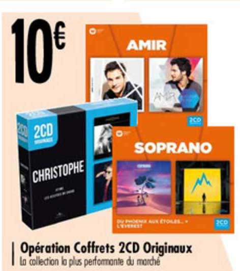 opération coffrets 2cd originaux