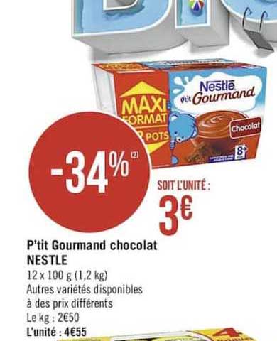 P'tit Gourmand Chocolat Nestlé