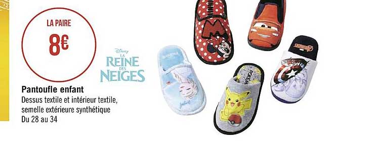 pantoufle enfant
