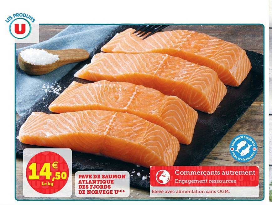 Pavé De Saumon Atlantique Des Fjords De Norvège Produits U