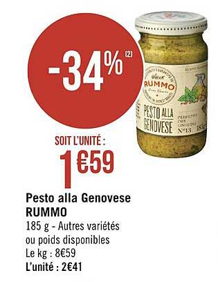 pesto alla genovese rummo