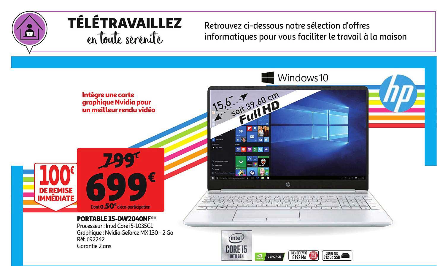 Portable 15 Dw2040nf Hp