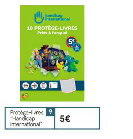 protège livres handicap international