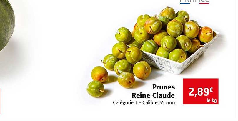 prunes reine claude