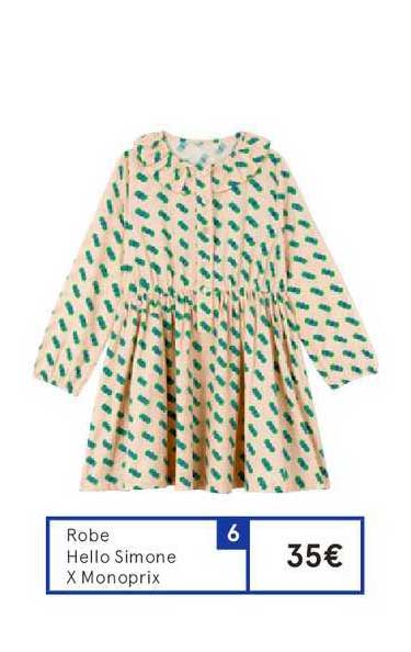 robe hello simone x monoprix