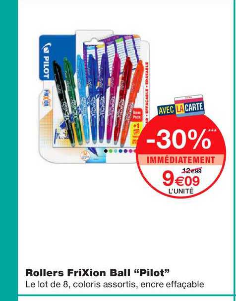 Rollers Frixion Ball Pilot