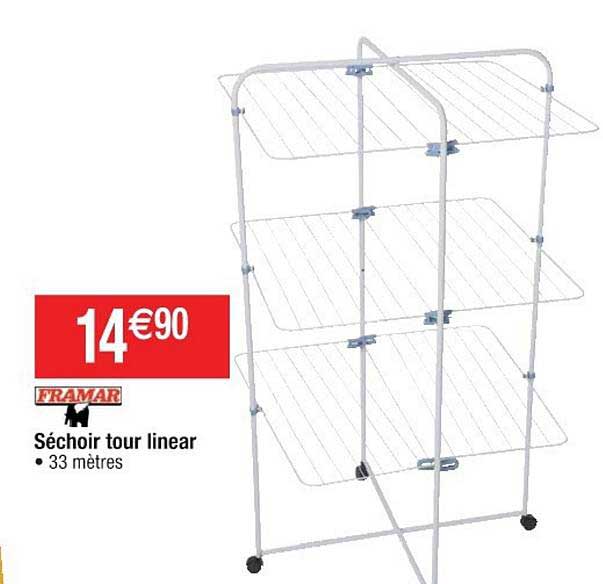 séchoir tour linear framar
