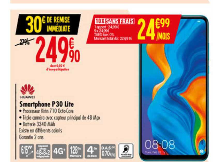 smartphone p30 lite huawei