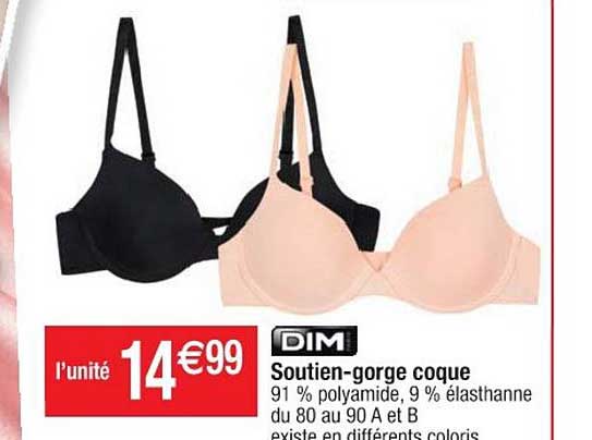 soutien gorge coque dim