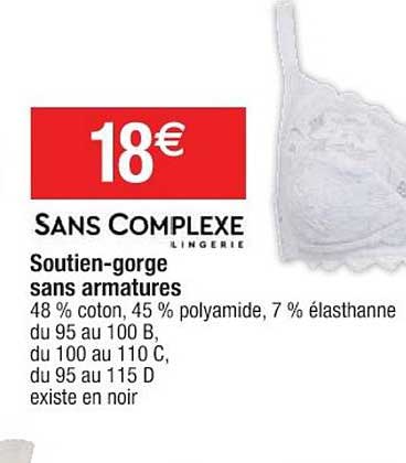 Soutien Gorge Sans Armatures Sans Complexe