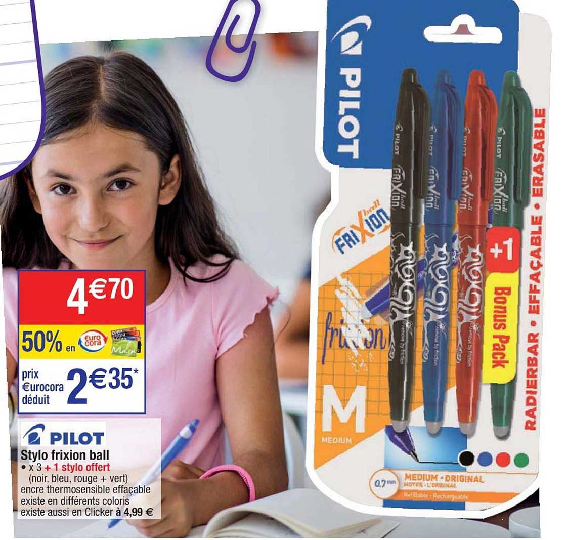 Stylo Frixion Ball Pilot